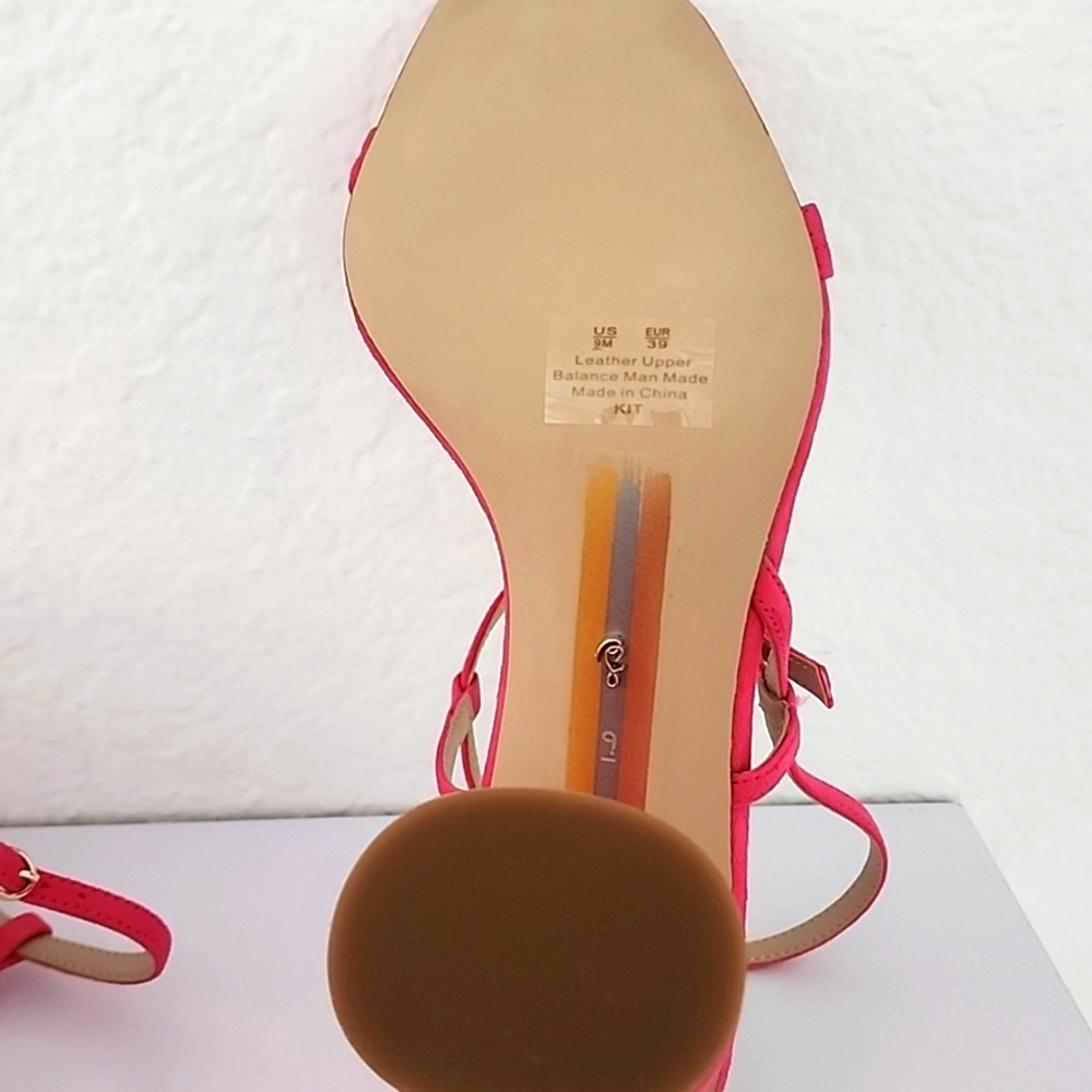 Sam Edelman Women's Kit Slingback, Block Heeled, Leather NIB Sandals. Size 9M - Picture 5 of 16